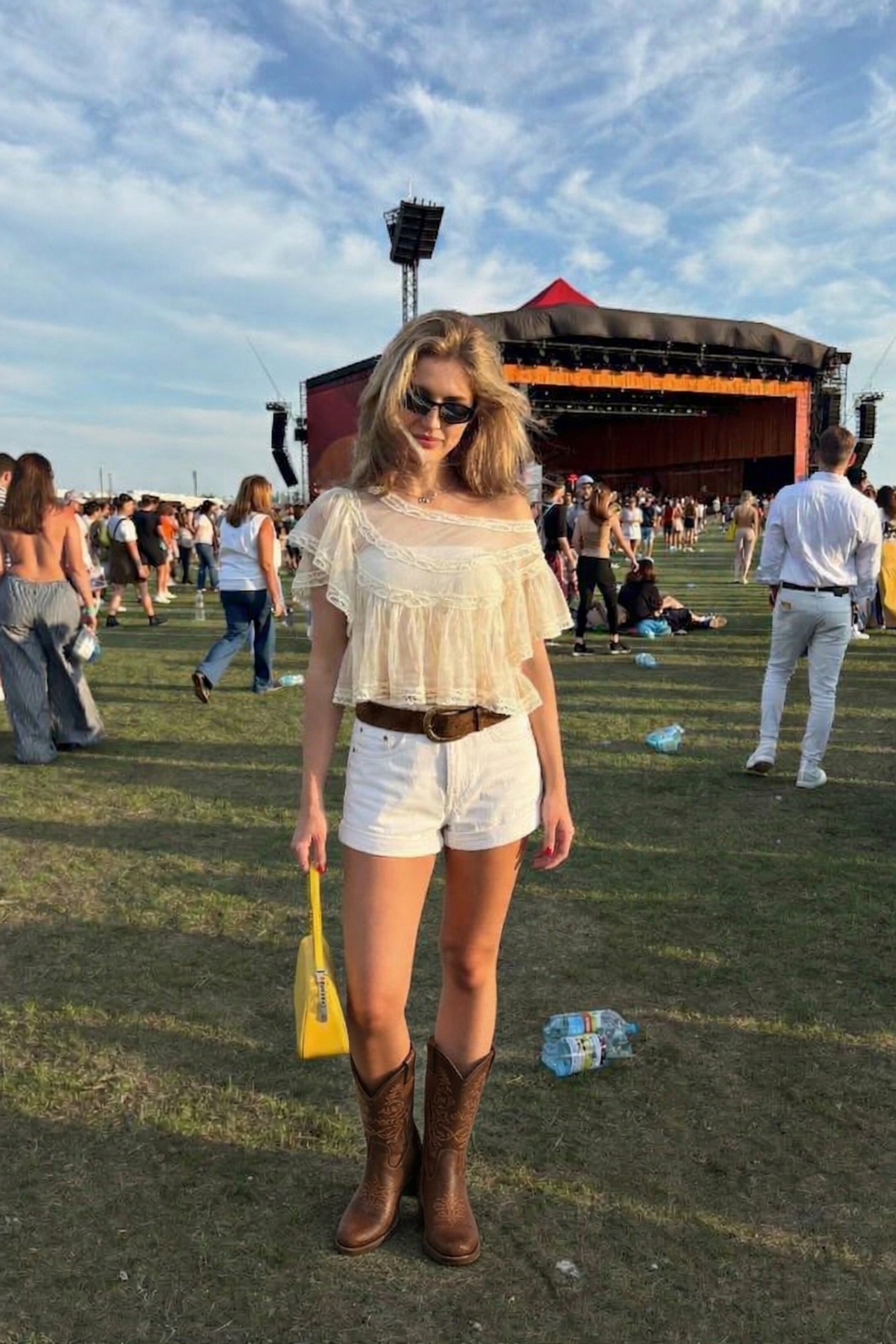 Sheer top lace bohemian festival