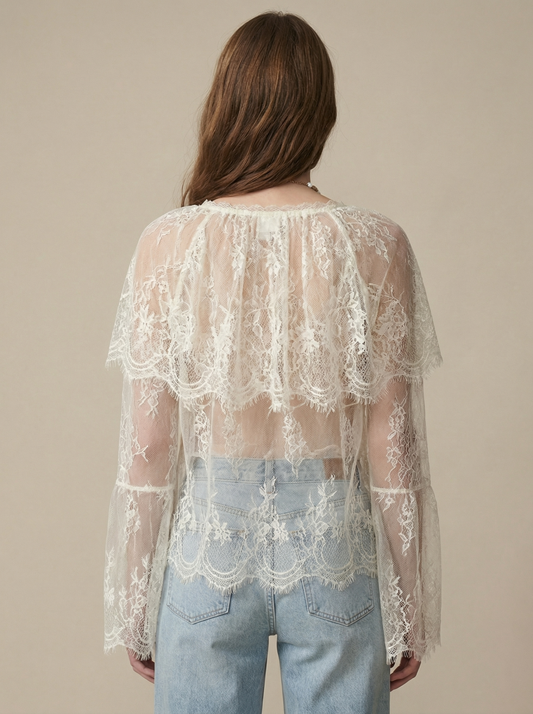 Boho lace blouse